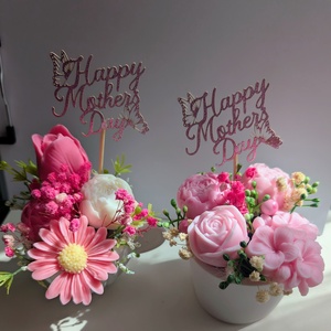 Anyák napi virágboxok, Otthon & Életmód, Virágdekoráció, Virágok, Virágbox, Gyertya-, mécseskészítés, MESKA