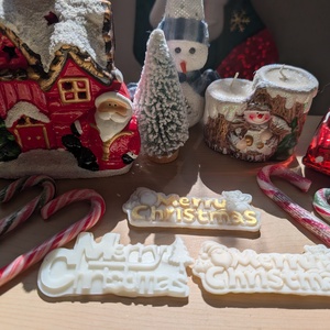 Merry Christmas Feliratos Szójaviasz Illatviasz � Karácsonyi Aromalámpa Viasz - otthon & életmód - gyertya, illat, aroma - illatviasz - Meska.hu