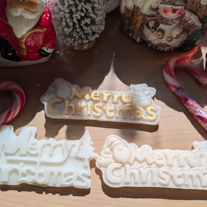 Merry Christmas Feliratos Szójaviasz Illatviasz � Karácsonyi Aromalámpa Viasz - otthon & életmód - gyertya, illat, aroma - illatviasz - Meska.hu