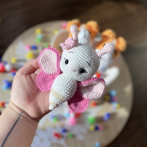 Pillangó, Játék & Sport, Plüssállat & Játékfigura, Más figura, Horgolás, MESKA