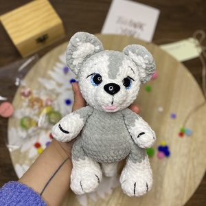 Husky kutya , Játék & Sport, Plüssállat & Játékfigura, Kutya, Horgolás, MESKA