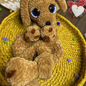 Kutya szundi-kendő   - játék & sport - plüssállat & játékfigura - kutya - Meska.hu