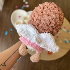 Horgolt angyal - játék & sport - plüssállat & játékfigura - más figura - Meska.hu