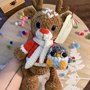 Szarvas, Játék & Sport, Plüssállat & Játékfigura, Más figura, Horgolás, MESKA