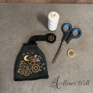 Steampunk harang alakú kulcstartó - táska & tok - kulcstartó & táskadísz - kulcstartó - Meska.hu