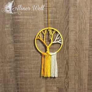 Életfa, Otthon & Életmód, Dekoráció, Ajtó- és ablak dekoráció, Ajtódísz & Kopogtató, Csomózás, MESKA