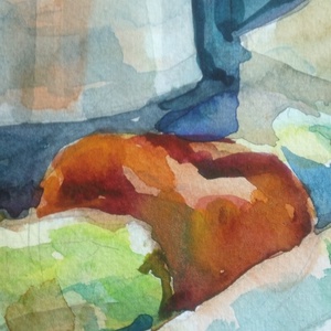 Kitchen Still life, 2020 - művészet - festmény - akvarell - Meska.hu