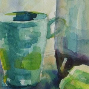 Kitchen Still life, 2020 - művészet - festmény - akvarell - Meska.hu
