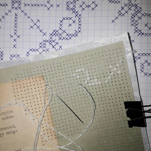 Hímzett Tavaszi Kollekció. Nárcisz.  - művészet - festmény - akvarell - Meska.hu