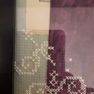 Hímzett Tavaszi Kollekció. Nárcisz.  - művészet - festmény - akvarell - Meska.hu