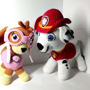 Mancs őrjárat amigurumi figurák - Meska.hu
