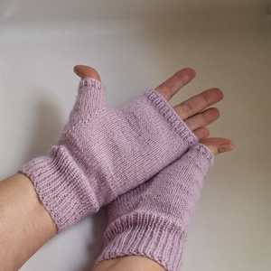 Kézzel kötött kesztyű, kézmelegítő - ruha & divat - sál, sapka, kendő - kesztyű - Meska.hu