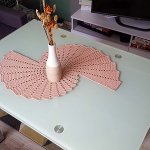 Asztali futó/terítő - otthon & életmód - dekoráció - asztal és polc dekoráció - horgolt & csipketerítő - Meska.hu