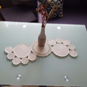 Asztali futó/terítő - otthon & életmód - dekoráció - asztal és polc dekoráció - horgolt & csipketerítő - Meska.hu