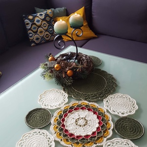 Karácsonyi Asztali futó/terítő - Meska.hu