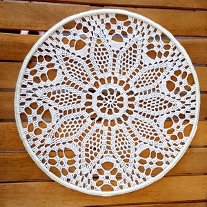 Horgolt falidísz, függődísz, ablakdísz, fali dekoráció 25 cm, Otthon & Életmód, Dekoráció, Fali és függő dekoráció, Falra akasztható dekor, Horgolás, MESKA