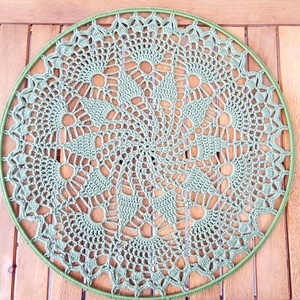 Horgolt falidísz, függődísz, ablakdísz, fali dekoráció 35 cm, Otthon & Életmód, Dekoráció, Fali és függő dekoráció, Falra akasztható dekor, Horgolás, MESKA