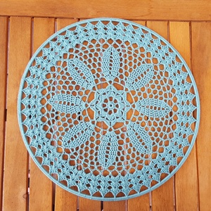 Horgolt falidísz, függődísz, ablakdísz, fali dekoráció 30 cm, Otthon & Életmód, Dekoráció, Fali és függő dekoráció, Falra akasztható dekor, Horgolás, MESKA