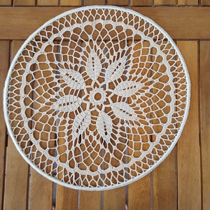 Horgolt falidísz, függődísz, ablakdísz, fali dekoráció 30 cm, Otthon & Életmód, Dekoráció, Fali és függő dekoráció, Falra akasztható dekor, Horgolás, MESKA