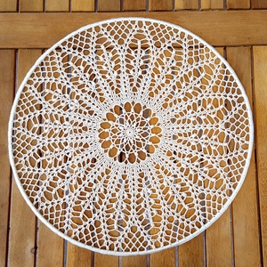 Horgolt falidísz, függődísz, ablakdísz, fali dekoráció 35 cm, Otthon & Életmód, Dekoráció, Fali és függő dekoráció, Falra akasztható dekor, Horgolás, MESKA