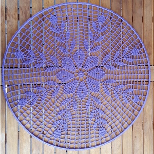 Horgolt falidísz, függődísz, ablakdísz, fali dekoráció 50 cm, Otthon & Életmód, Dekoráció, Fali és függő dekoráció, Falra akasztható dekor, Horgolás, MESKA