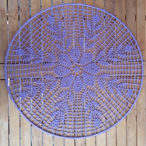 Horgolt falidísz, függődísz, ablakdísz, fali dekoráció 50 cm - otthon & életmód - dekoráció - fali és függő dekoráció - falra akasztható dekor - Meska.hu