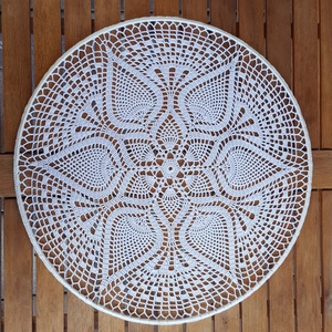 Horgolt falidísz, függődísz, ablakdísz, fali dekoráció 40 cm, Otthon & Életmód, Dekoráció, Fali és függő dekoráció, Falra akasztható dekor, Horgolás, MESKA