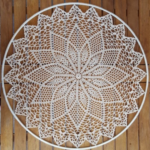 Horgolt falidísz, függődísz, ablakdísz, fali dekoráció 45 cm, Otthon & Életmód, Dekoráció, Fali és függő dekoráció, Falra akasztható dekor, Horgolás, MESKA