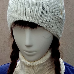 Kötött sapka és sál - Meska.hu