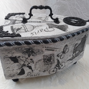 Vasaló, Otthon & Életmód, Tárolás & Rendszerezés, Doboz, Decoupage, transzfer és szalvétatechnika, MESKA