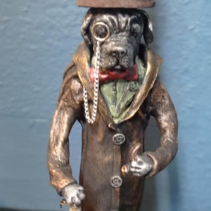 Steampunk Dog Lámpa - otthon & életmód - lámpa - asztali lámpa - Meska.hu