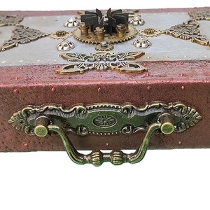 Steampunk könyvlámpa - otthon & életmód - lámpa - asztali lámpa - Meska.hu