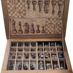 Steampunk könyvsakk készlet - játék & sport - táblajáték és kártyajáték - sakk - Meska.hu