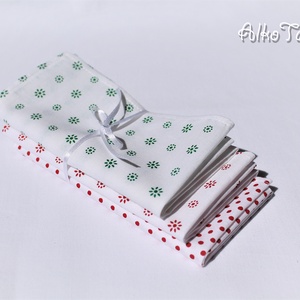 3 db textil zsebkendő egy csomagban - szépségápolás - egészségmegőrzési kellékek - Meska.hu