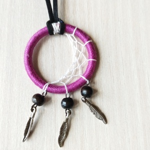 Álomfogó medál félhold fonással - ékszer - nyaklánc - medálos nyaklánc - Meska.hu