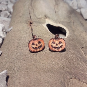 Halloween tök fülbevaló, Ékszer, Fülbevaló, Fülékszer, Ékszerkészítés, MESKA