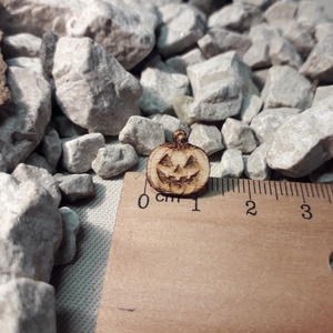 Halloween tök fülbevaló - ékszer - fülbevaló - fülékszer - Meska.hu