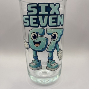 Six seven pohár  - otthon & életmód - konyhafelszerelés, tálalás - tálalás - pohár - Meska.hu