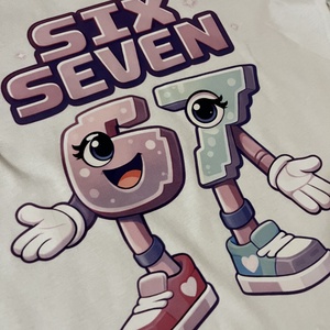 Six seven póló  - ruha & divat - gyerekruha - póló - Meska.hu