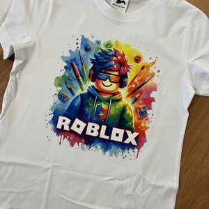 Roblox póló  - ruha & divat - gyerekruha - póló - Meska.hu