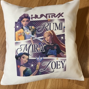 Kpop Demon Hunters párna , Baba - mama, Babaszoba dekoráció, Gyerek díszpárna, Mindenmás, MESKA