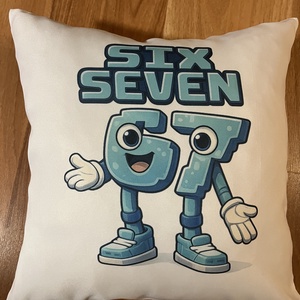 Six seven párna , Baba - mama, Babaszoba dekoráció, Gyerek díszpárna, Mindenmás, MESKA
