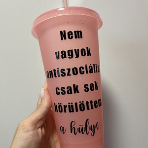 Vicces repohár  - esküvő - emlék & ajándék - nászajándék - esküvői pohár, pohárszett - Meska.hu