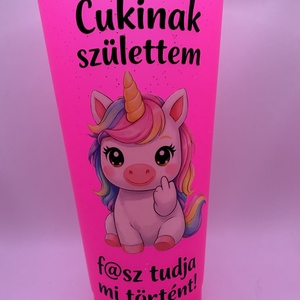 Vicces pohár  - otthon & életmód - konyhafelszerelés, tálalás - italos kellékek - kulacsok - Meska.hu
