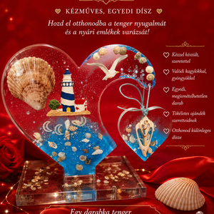 Tengeri gyanta dísz, Otthon & Életmód, Dekoráció, Dísztárgy, Kerámia, MESKA