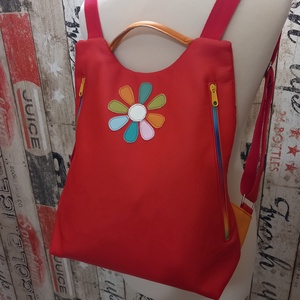 Flowers Flow hátizsák  - táska & tok - hátizsák - hátizsák - Meska.hu