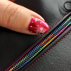 Flowers Flow hátizsák  fekete - táska & tok - hátizsák - hátizsák - Meska.hu