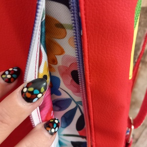 Flowers Flow hátizsák  - táska & tok - hátizsák - hátizsák - Meska.hu