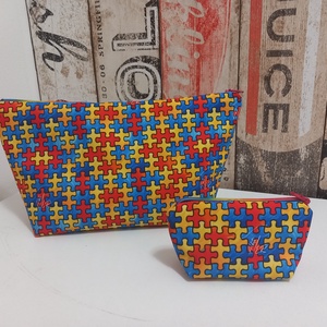 Puzzle mintás Autizmus tudatosság  neszer és kulcstarto - Meska.hu