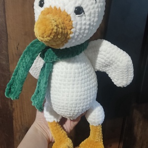 Amigurumi nagy kacsa, Játék & Sport, Plüssállat & Játékfigura, Más figura, Horgolás, MESKA